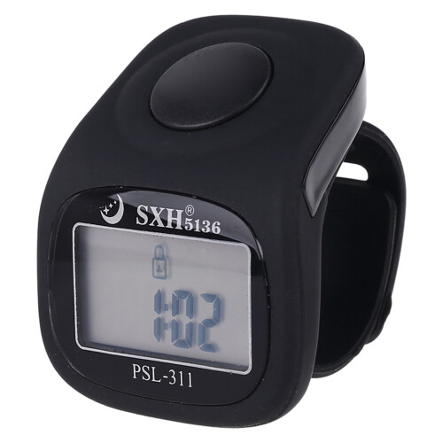 Electronic Digital Hand Tally Counter Finger Counter-Black