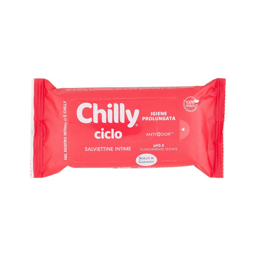 Chilly Ciclo Wipes Igiene Intima 12 Pz - Moist Wipes
