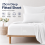 (king, White) 25cm Extra Deep Fitted Bed Sheet-Ultra Soft Microfiber Elastic Fitted Sheets UK 1
