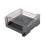 Transparent Plastic Industrial Control Box-Grey 95x90x40mm 5