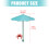 Parapluie pour plantes, Installation facile, décoration-Vert 3