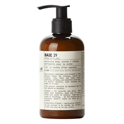 Le Labo Le Labo Baie 19 Lotion Body 237 ml - Eau de Parfum