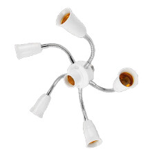 3/4/5/6 in 1 licht socket splitter huishoudelijke-zes hoofden