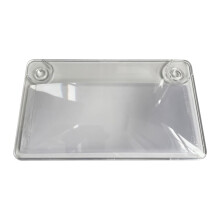 Onbreekbare motorfiets rook kentekenplaat frame-Transparant 2