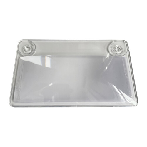 Onbreekbare motorfiets rook kentekenplaat frame-Transparant 2