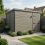 13x9 Pent Composite Shed Tanalised (Single Door, No Windows) 1