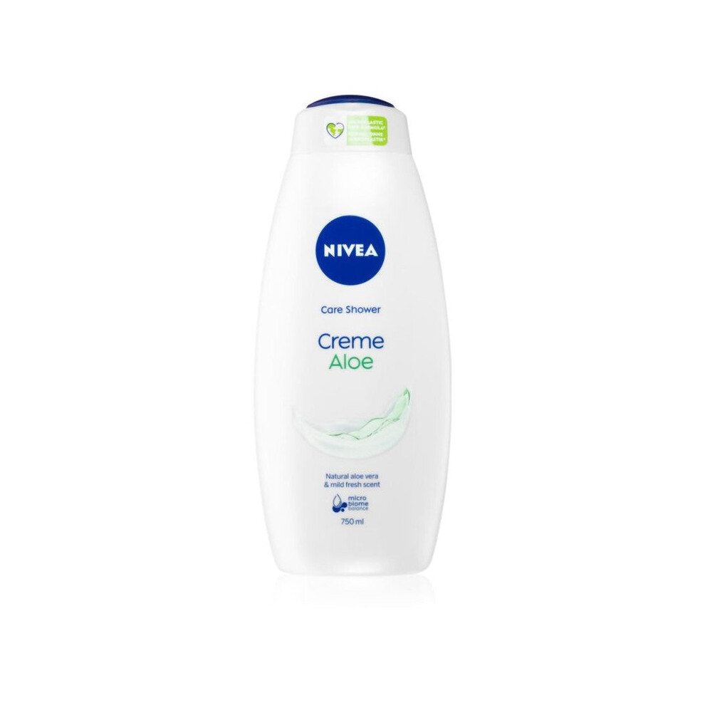Nivea Aloe Vera Care Cream Shower Gel 750Ml - Bath Foam