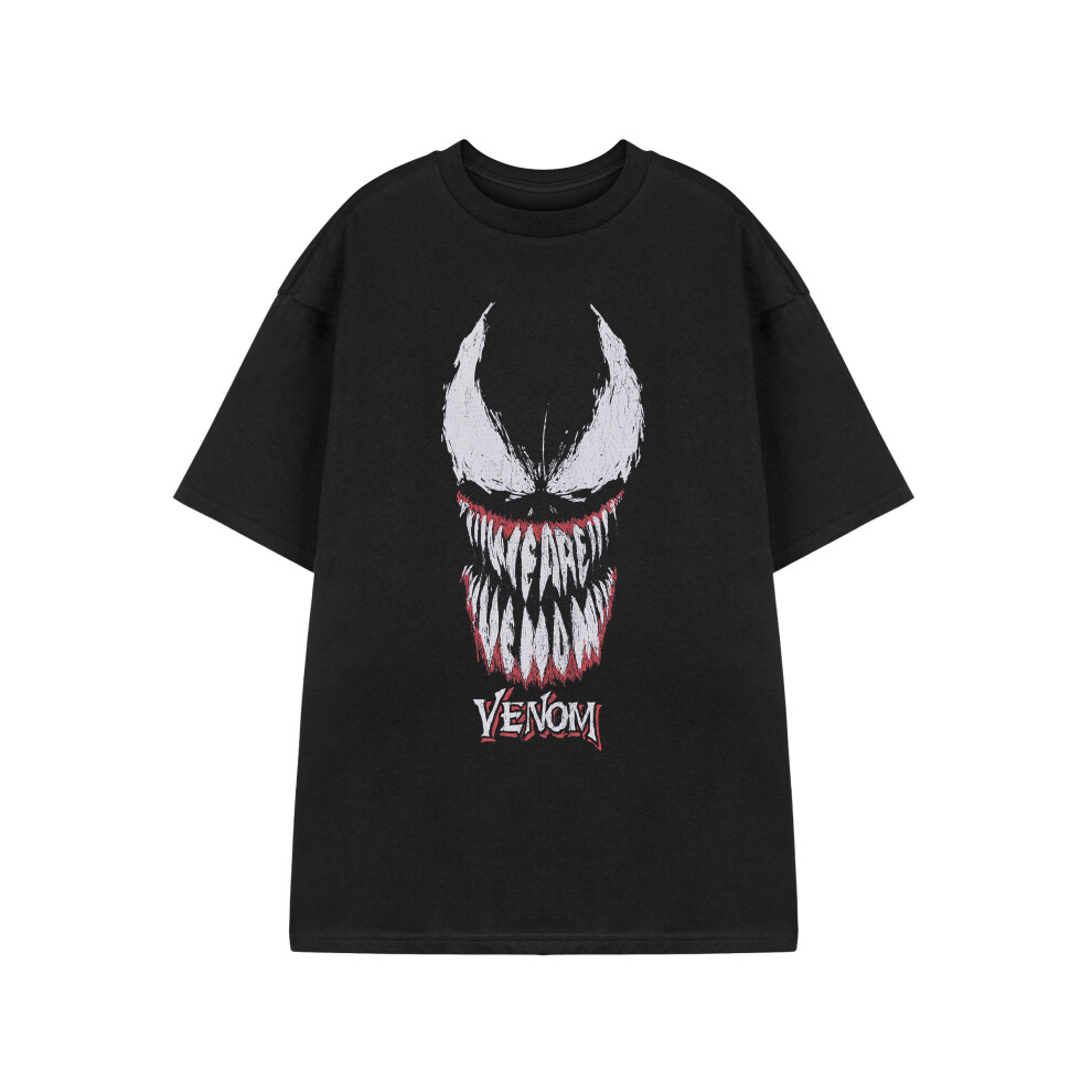 Marvel (X-Large) Venom Short Sleeved T-Shirt (Mens Black)
