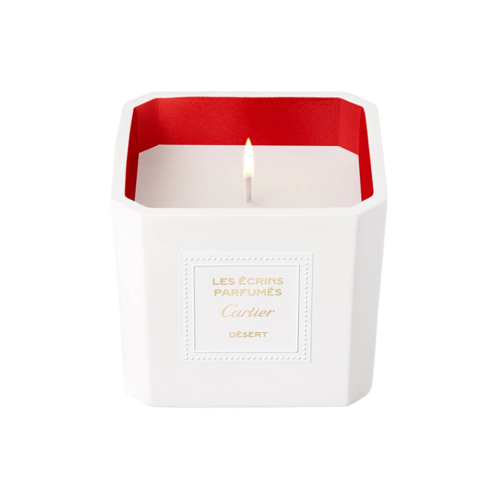 Photos - Air Freshener Cartier Les Écrins Deserto Candle Scented 220 g - Scented Candle 