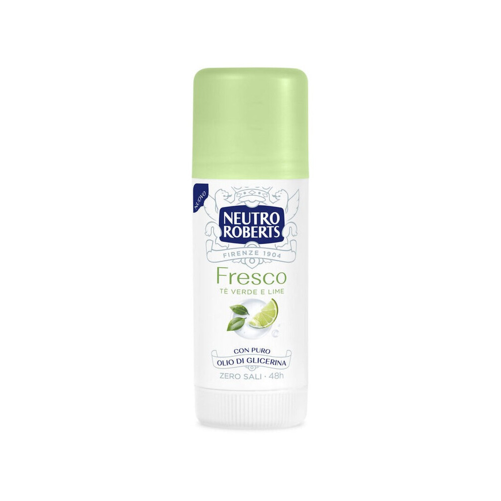 Neutro Roberts Deodorant Fresh Te Green Lime 40 Ml Stick - Stick Deodorant