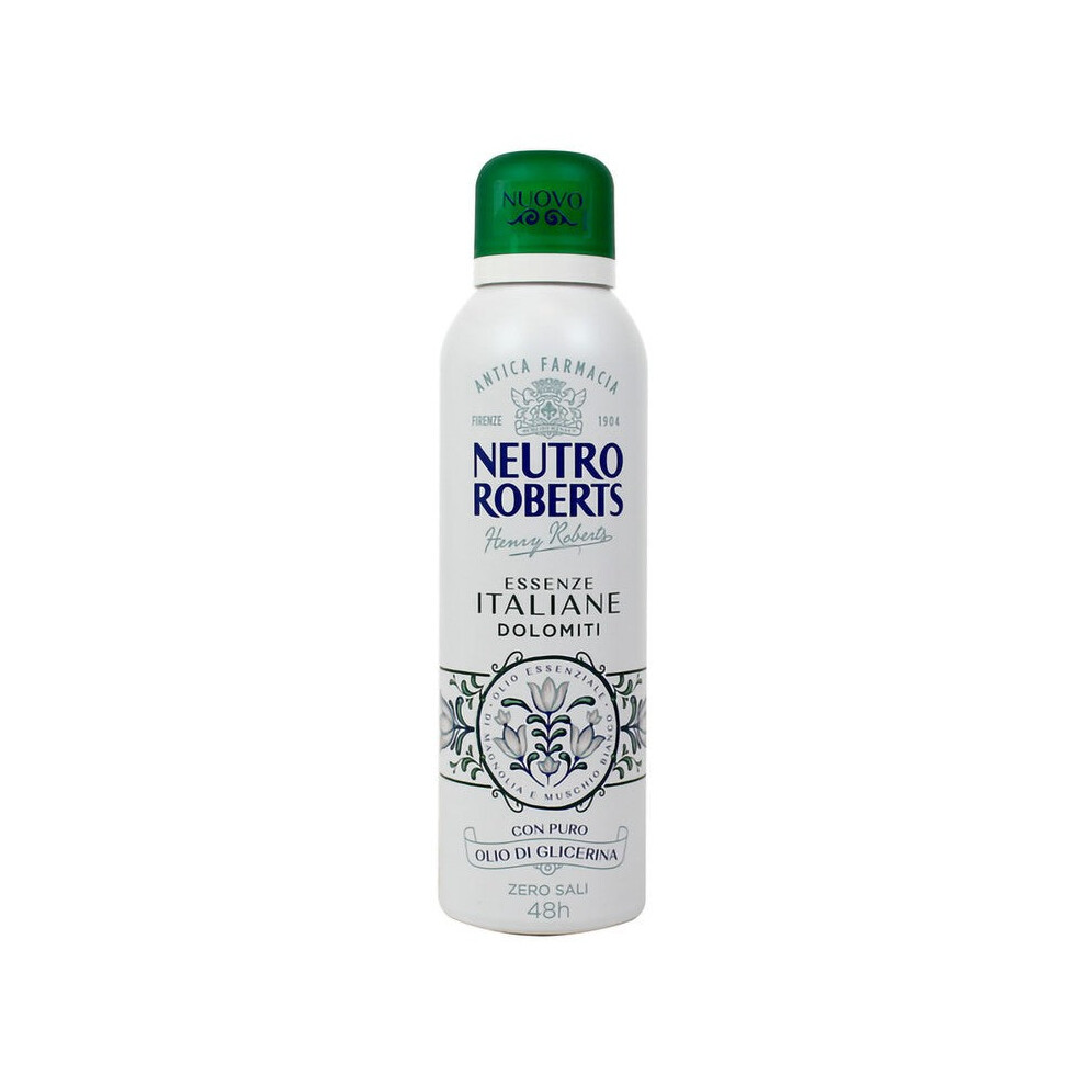 Neutro Roberts Italiane Dolomiti Deodorant Spray 48 Ore 200 Ml