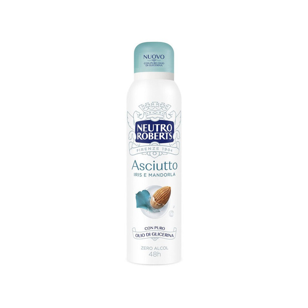 Neutro Roberts Iris E Almond 48 Ore 150 Ml - Spray Deodorant