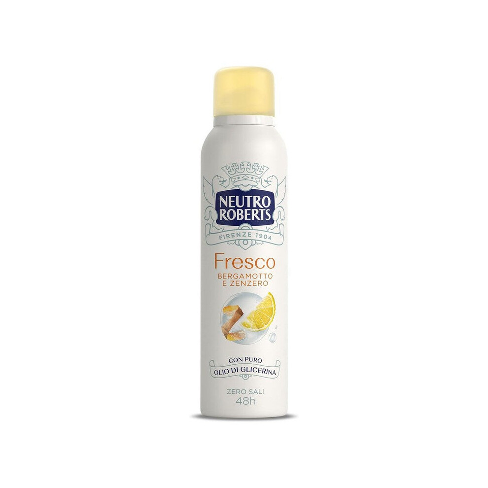 Neutro Roberts Bergamot E Ginger 150 Ml - Spray Deodorant
