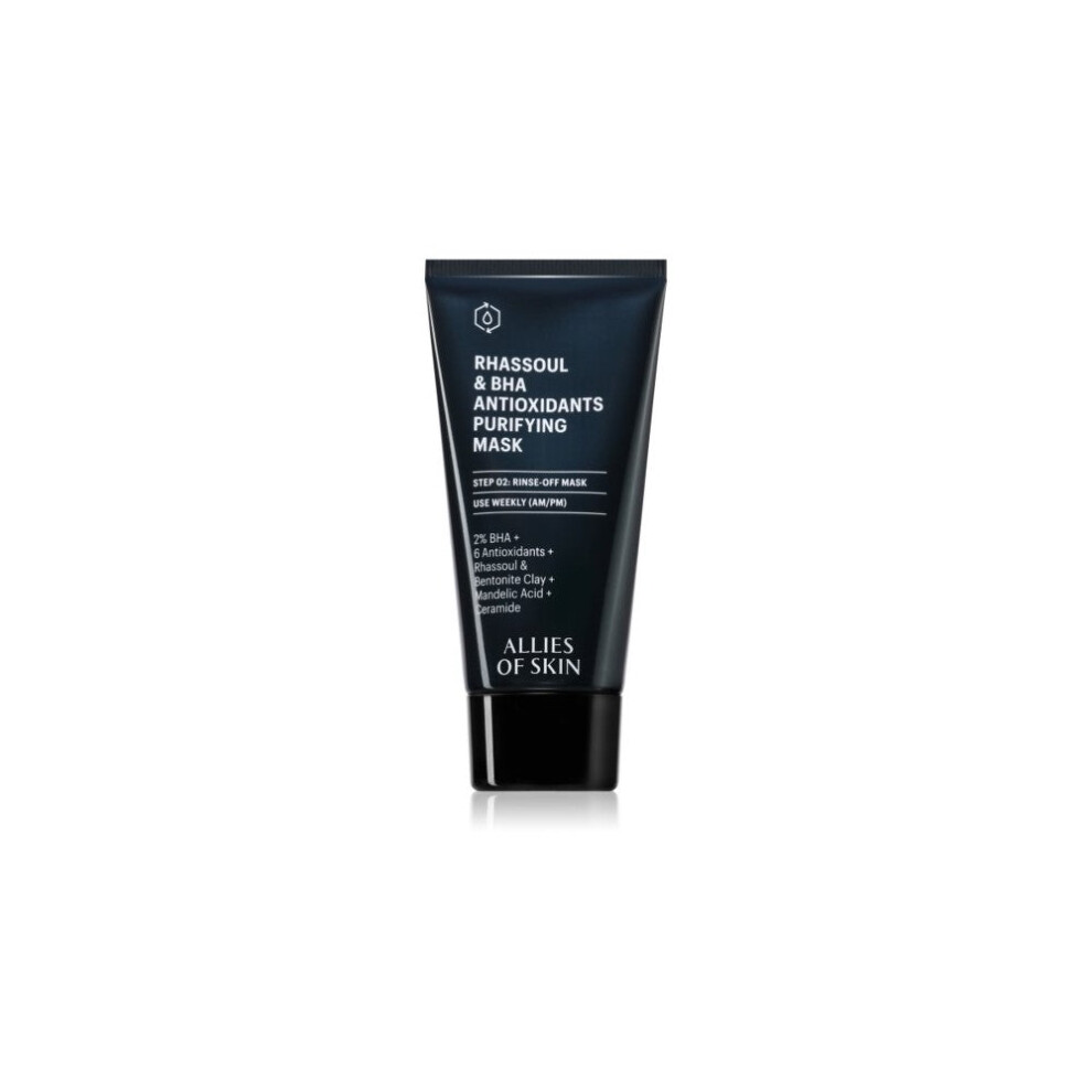 Debenhams Unisex Multi Rhassoul & Bha Antioxidants Purifying Mask 50Ml - Image 8