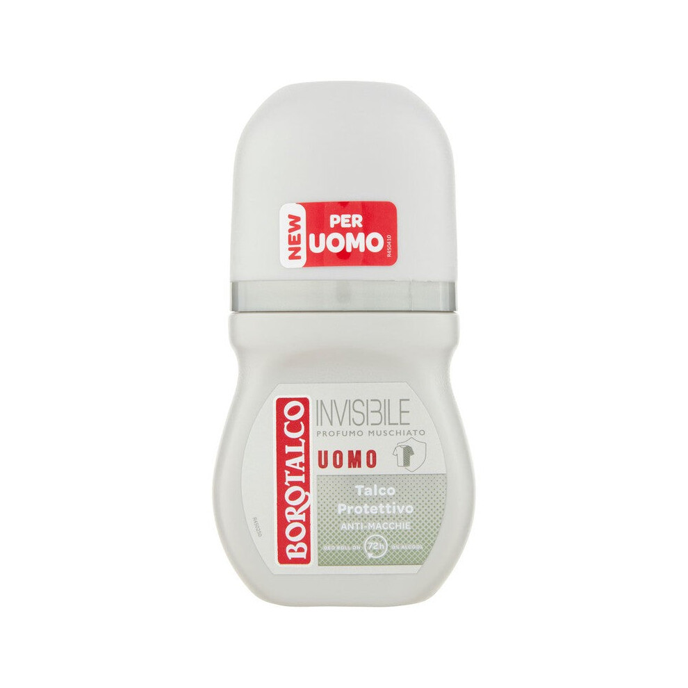 Borotalco Deodorant Men Roll-On Invisible Perfume Muschiato 50 Ml