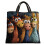 Gesteppte Damen-Reisetasche mit Blumenmuster 1
