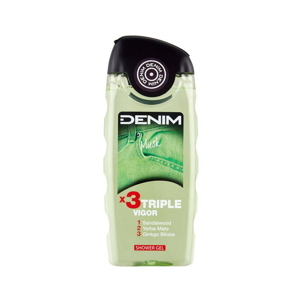 Denim Shower Foam Men Musk In Gel Rinvigorente 250 Ml