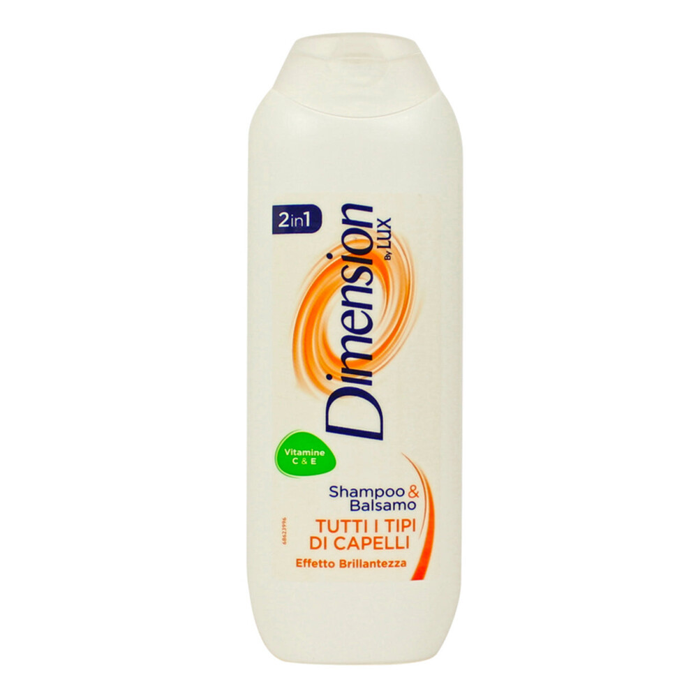 Dimension By Lux 2In1 Shampoo & Conditioner All Types Hair 250 Ml - 2-In-1 Shampoo & Conditioner