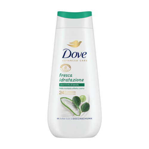 Dove Dove Shower Fresh Hydration Aloe E Linfa Betulla 225 ml - Bath Foam