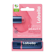 Labello Caring Beauty 3in1 Spf30 Vitamin E & Oil Di Almond Bio Nude Pink - Lip Balm