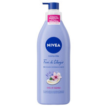 Nivea Body Cream Oil Pump Flowers Di Ciliegio Oil Di Jojoba 400 ml