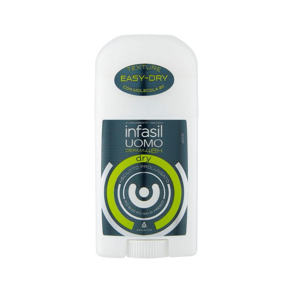 Infasil Men Derma 48H Stick Dry 40 Ml - Stick Deodorant