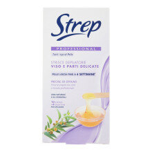Strep Professional Strisce Depilatorie Face E Parti Delicate 10 strisce - Hair Removal Strips