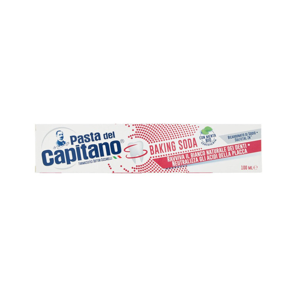 Pasta Del Capitano Toothpaste Baking Soda 100 Ml