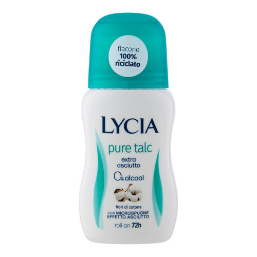 Lycia Pure Talc Deodorant Roll On 50 ml - Roll-On Deodorant