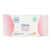 Lycia Wipes Struccanti Sensitive 60 pcs - Wipe Makeup Remover