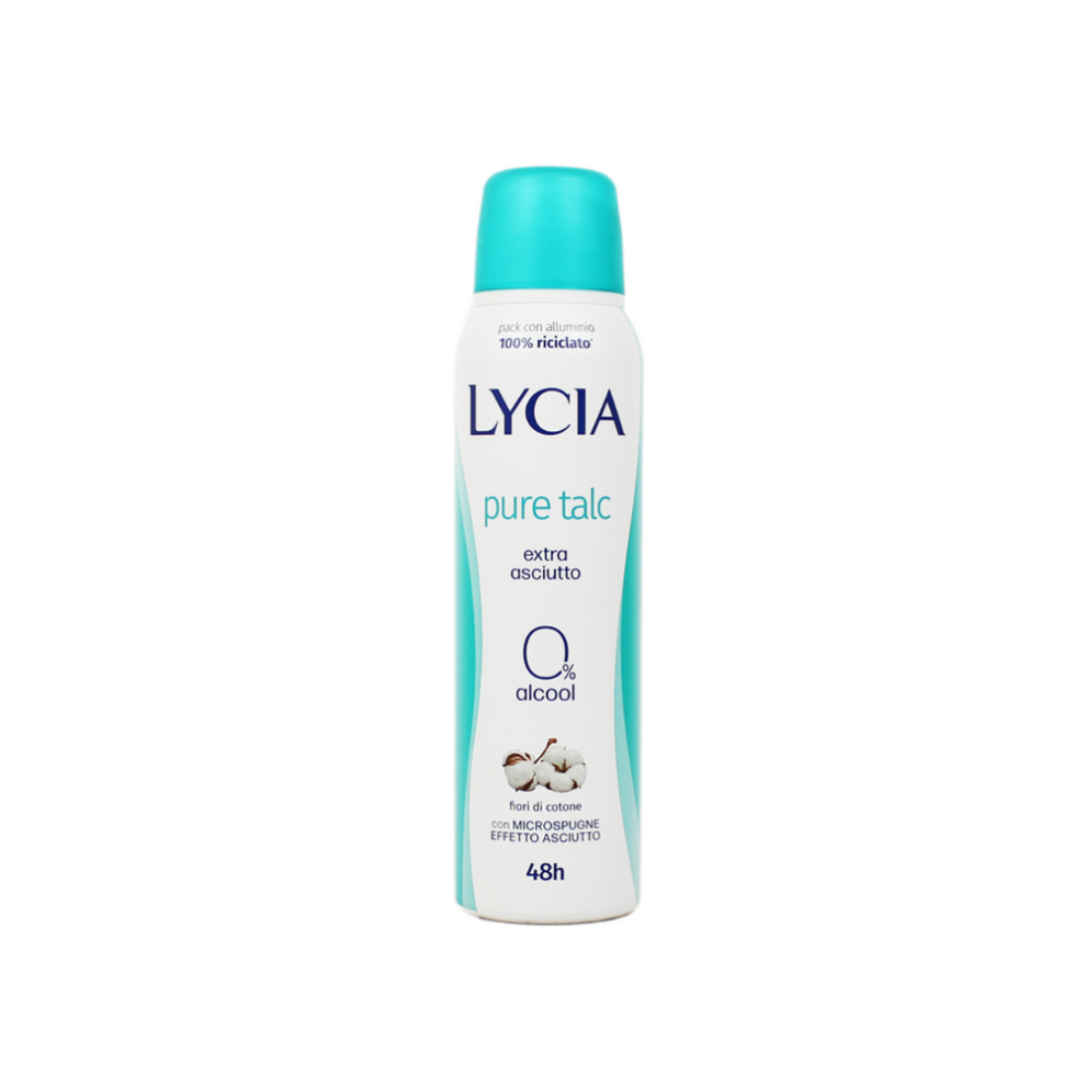Lycia Deodorant Pure Talc 150 Ml