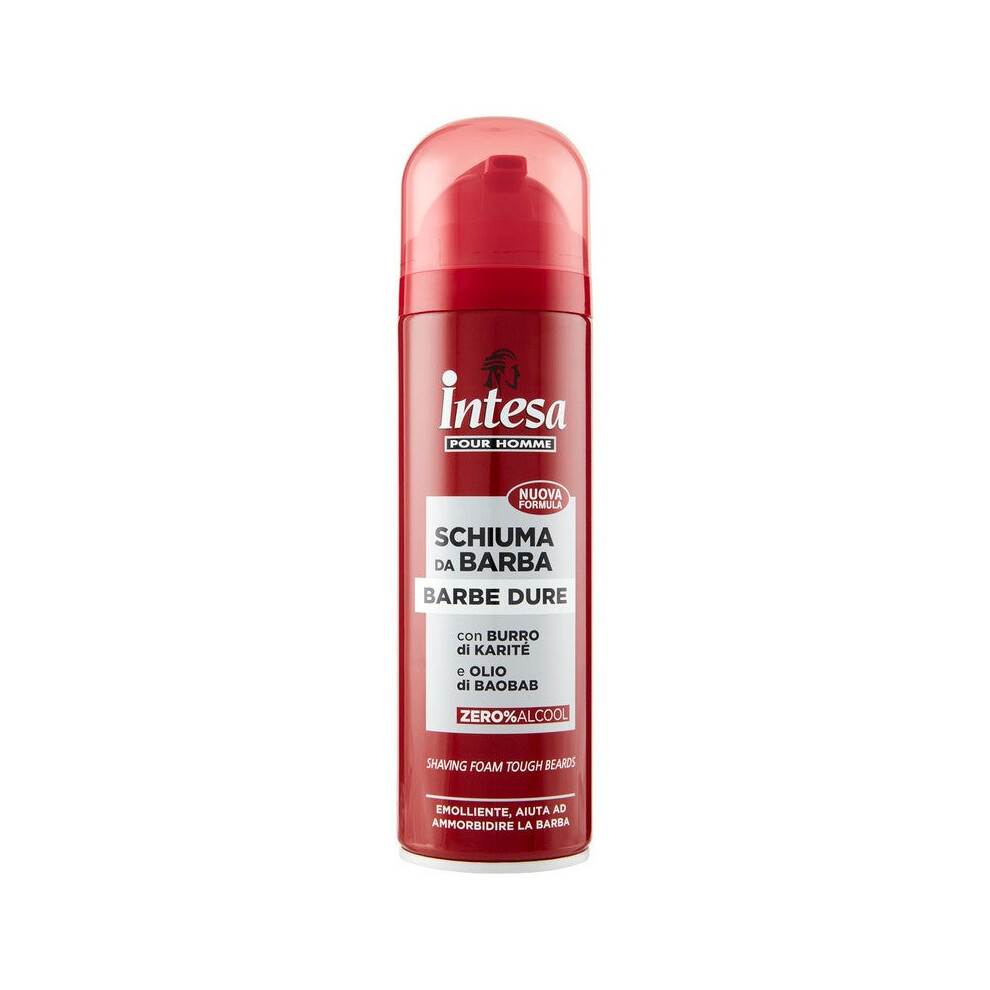 Intesa Foam For Beard Butter Di Shea E Oil Baobab 300 Ml - Shaving Foam