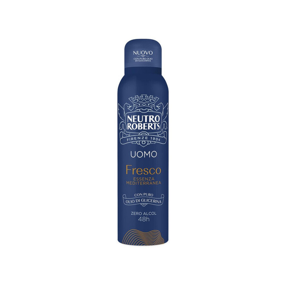 Neutro Roberts Deodorant Men Essence Mediterranea 150 Ml - Spray Deodorant