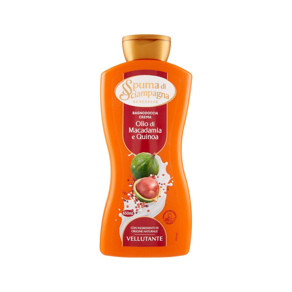 Spuma Di Sciampagna Shower Gel Cream Macadamia E Quinoa 650 Ml - Bath Foam