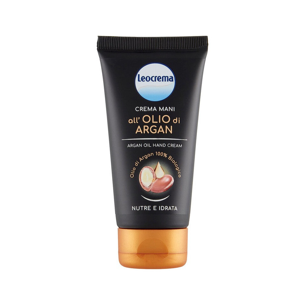 Photos - Manicure Cosmetics Leocrema Hand Cream All'olio Di Argan 75 ml - Hand Cream
