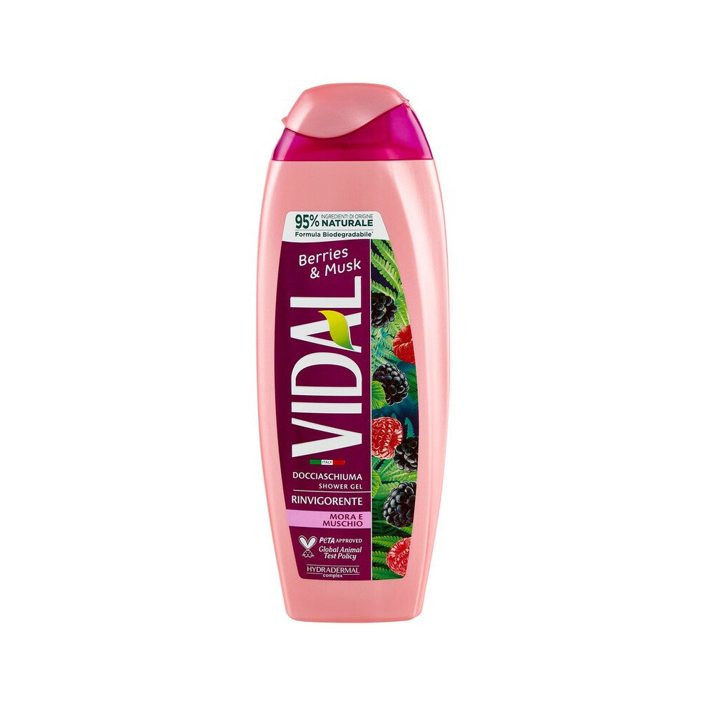 Vidal Shower Foam Mora & Musk 250 Ml - Shower Gel