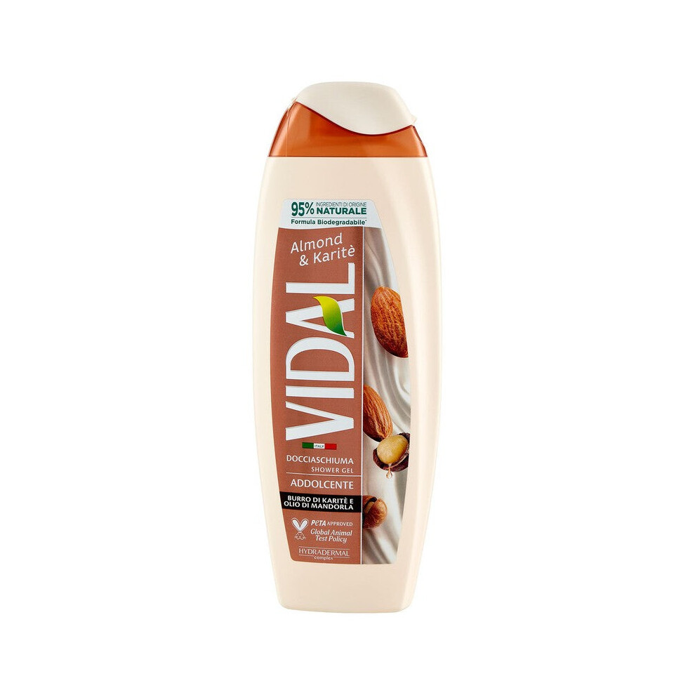 Vidal Shower Foam Almond & Shea 250 Ml - Shower Gel