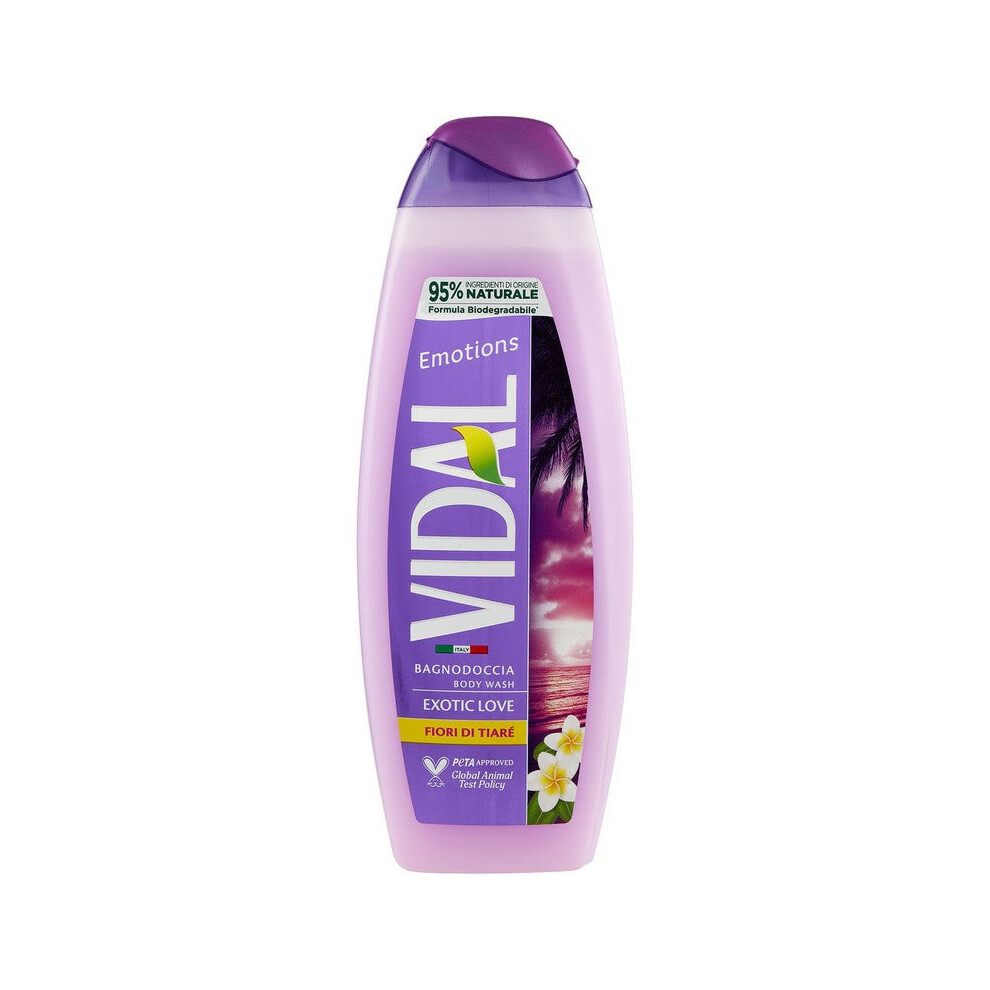 Vidal Shower Gel Flowers Tiare 500 Ml