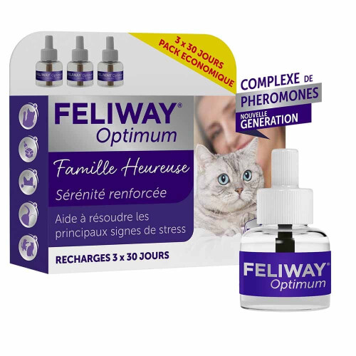 Feliway Feliway Optimum Recharges 3x48ml - Reed Diffuser