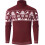 Herren Weihnachts-Rollkragenpullover Langarm Strickpullover Rot XXL — wintermode männer, festlicher strickpullover 1
