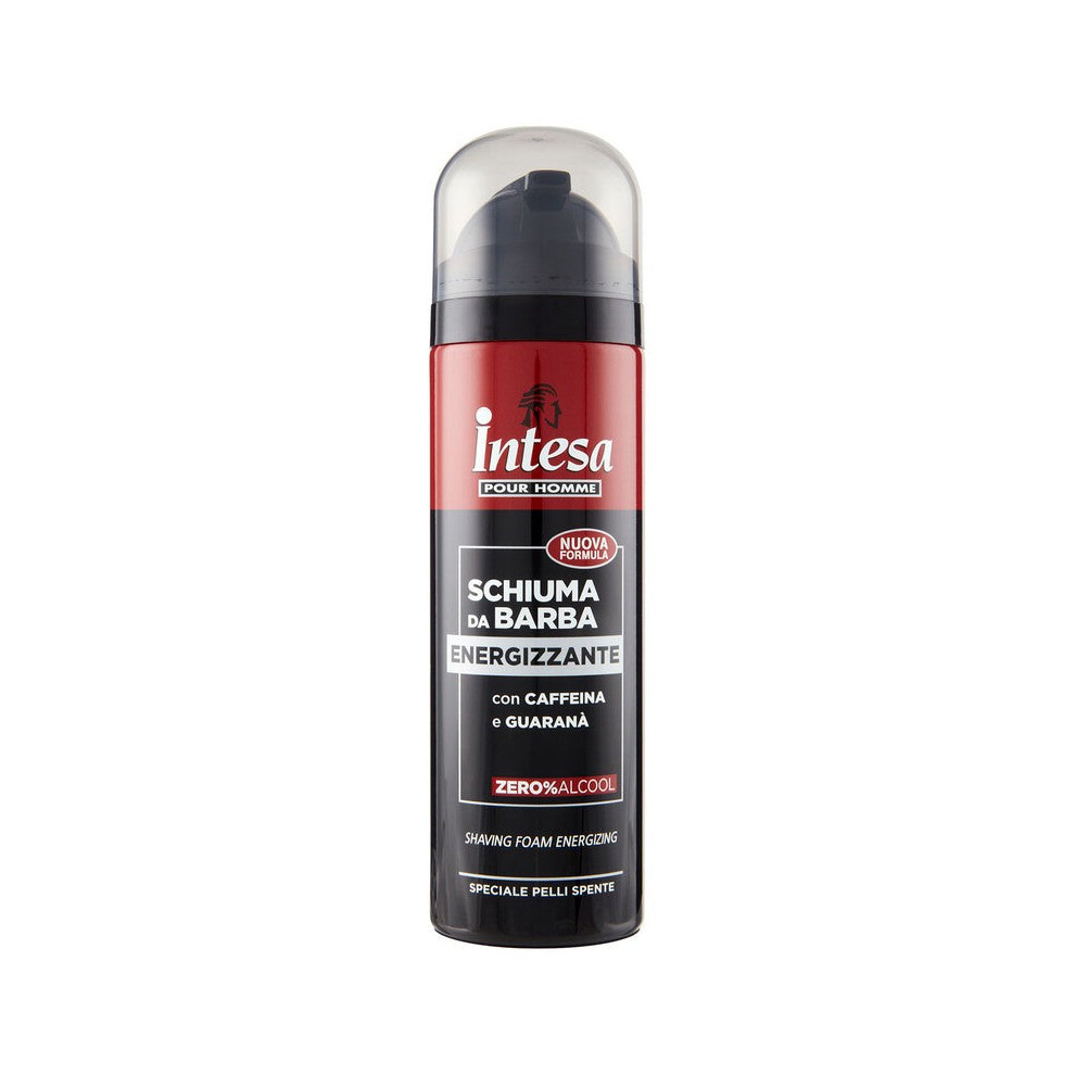 Intesa Foam For Beard Energising With Caffeina E Guarana 300 Ml - Shaving Foam