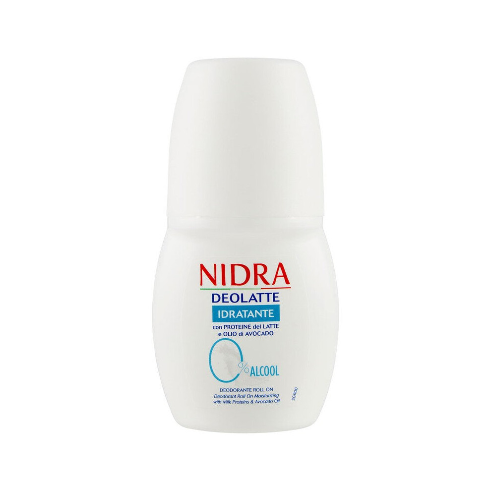 Nidra Deolatte Moisturising With Proteine Of The Milk Deo Roll-On 50 Ml - Deodorant