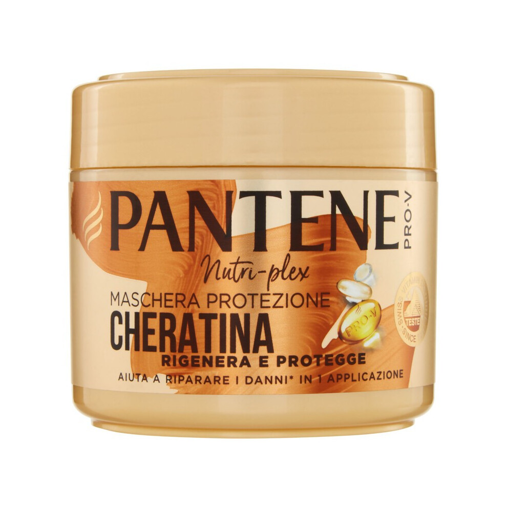 Pantene Mask Protection Keratin Rigenera E Protegge 300 Ml - Hair Mask