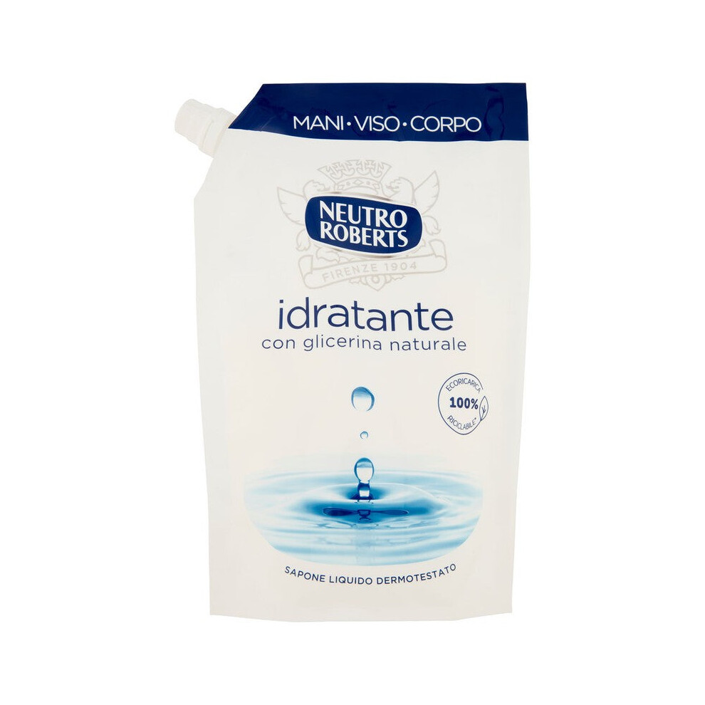 Neutro Roberts Glicerina Natural Sapone Hands 400 Ml - Hand Soap Refill
