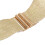 Ceinture de taille large pour femmes, élastique, dorée, à la-Or 8