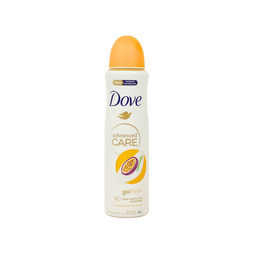 Dove Deodorant Go Fresh Passion Fruit Advanced Care 150 Ml