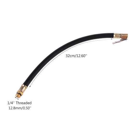 32 cm/12,6 Zoll verlängerter-Schwarz 1