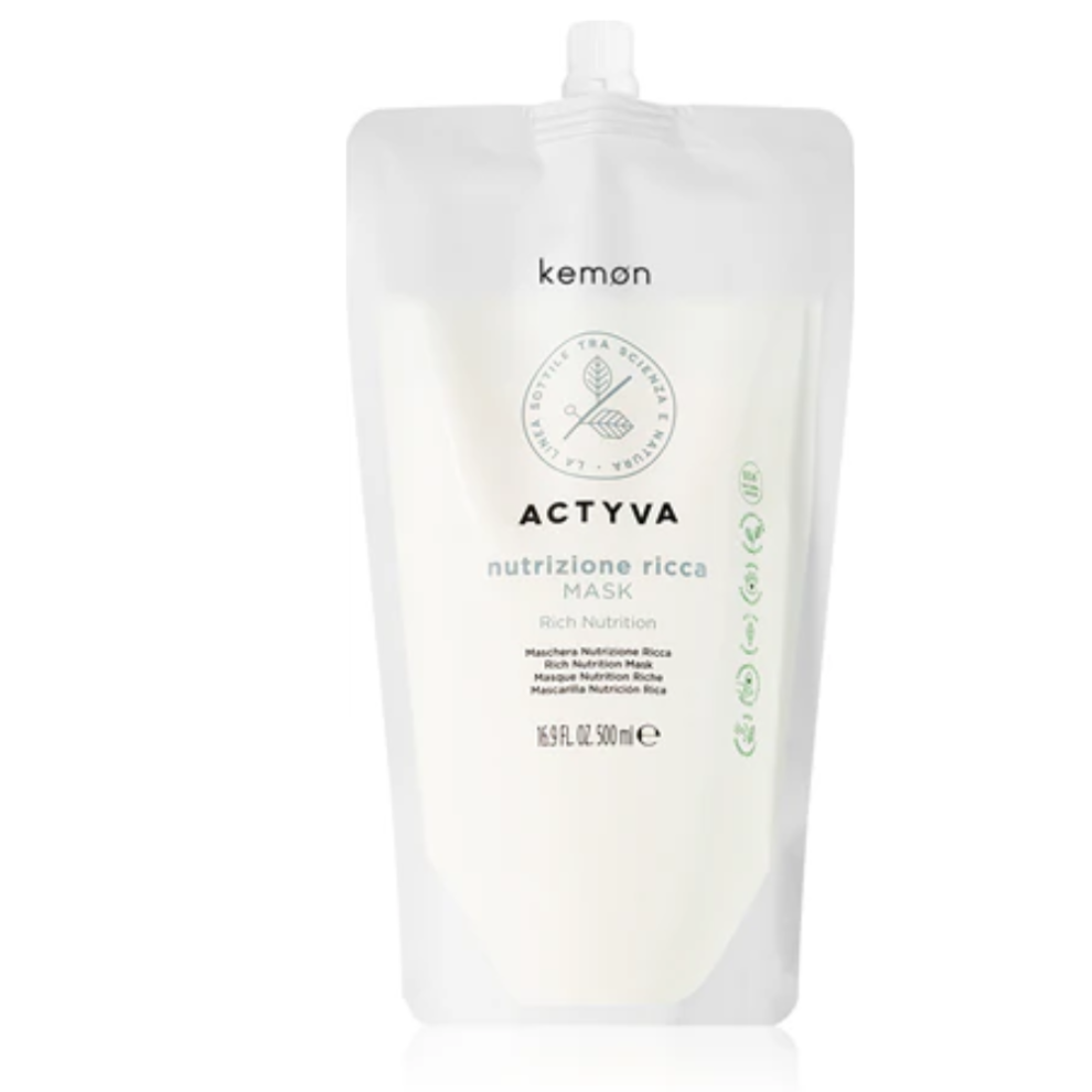 Kemon Actyva Nutrizone Rich Mask 500 Ml - Hair Mask