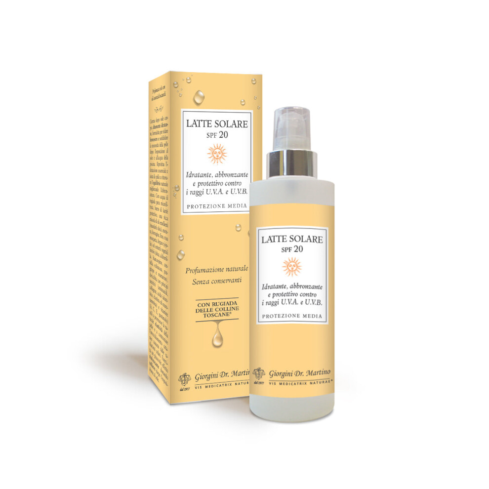 Dr Giorgini Milk Sun Spf 20 250 Ml - Sun Lotion
