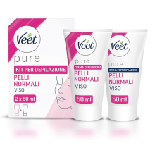 Veet Kit Hair Removal Face Skin Normali - Hair Removal Kit